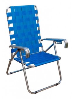 Silla reposera de aluminio