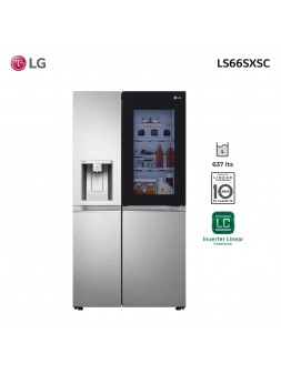 Heladera con freezer LG